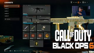 the NEW BEST TOP 5 GUNS to USUNG in BO6 after the UPDATE BEST CLASS SETUP BLACK OPS 6 [upl. by Teillo]