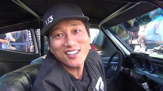 Sung Kang Maverick Underdog Car Interview U3 at SEMA 2016 [upl. by Yrovi996]