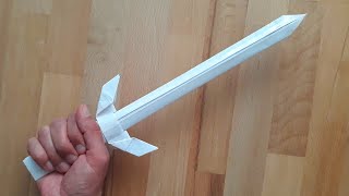 Kağıttan Kılıç Yapımı  How to Make a Paper Sword [upl. by Airotcivairam]