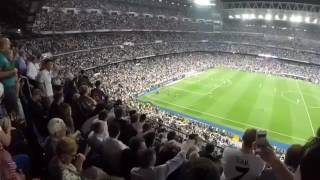 Real Madrid Fans reaction after Messi scoring last minute goal  23042017 [upl. by Etka]