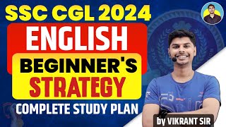 HOW TO PREPARE ENGLISH FOR SSC CGL 2024  DETAILED STRATEGY FOR BEGINNERS  KanpurWala Vikrant [upl. by Esor]