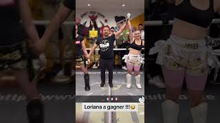 Loriana a gagner  🤣 pourtoi nasdas combat boxe loriana assia [upl. by Tasiana]