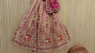 Baridal Lehenga Sabiyasachi designer replica customise any colour Delhi Chandni chowk [upl. by Danieu898]