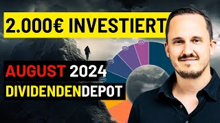 2000€ investiert Diese DIVIDENDEN AKTIE im August gekauft [upl. by Ylla344]