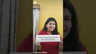 3 Most Important Books for GATE 2025 ENGLISH gateenglishbooks gateexam [upl. by Humberto]