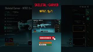 🔥Bgmi  Skeletal Carverquot M762 Gun Skin😲 shorts viral youtubeshorts [upl. by Zeph]