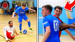 I Played in a PRO FUTSAL MATCH amp It Was CRAZY Football Skills amp Goals [upl. by Otnicaj]