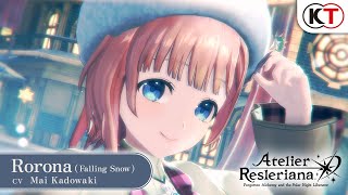 Character Promotional Video Rorona Falling Snow  Atelier Resleriana [upl. by Nathalia597]