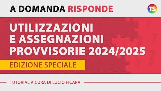 Utilizzazioni e assegnazioni provvisorie 202425 ricongiungimento e gravidanze facciamo chiarezza [upl. by Ahsener]