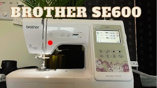 How to THREAD A BROTHER SE600 SEWING MACHINE [upl. by Yul]