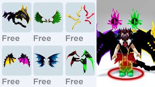 GET FREE ALL WINGS ITEMS IN ROBLOX😱😯😲 [upl. by Winwaloe]