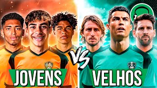 ♫ SELEÇÃO DOS JOVENS vs SELEÇÃO DOS VETERANOS QUEM GANHA  FutParódias [upl. by Aivatal]