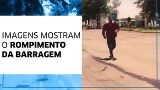 Vídeo mostra o momento do rompimento da barragem de Brumadinho [upl. by Anigar]