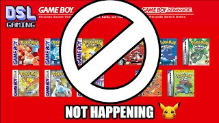 No Classic Pokemon Games Are Likely NOT Coming to the Switch Online Heres Why [upl. by Nelrac]