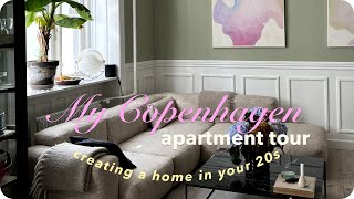 A Copenhagen girlies apartment tour  Building a home in your 20s and buying furniture  ep 23 [upl. by Sweyn]