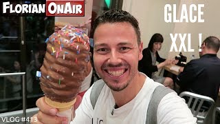 Une GLACE XXL trempée dans du CHOCOLAT  VLOG 413 [upl. by Adnouqal]