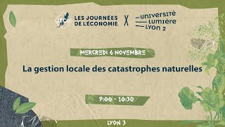 La gestion locale des catastrophes naturelles  611  9h00 LY3 [upl. by Moser109]