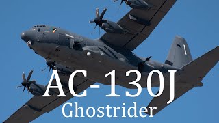 AC130J Ghostrider  The Newest Deadliest Gunship in Action [upl. by Vlada]