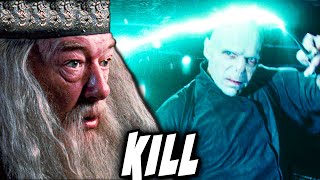 Why Couldnt Voldemort KILL Dumbledore in the Ministry Atrium Book VS Film Harry Potter Explained [upl. by Nosnorb]