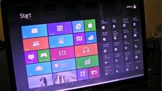 Toshiba Satellite L355 with Windows 8 [upl. by Aivilys]