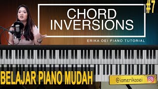 BELAJAR CHORD INVERSIONS PADA PIANO  BELAJAR PIANO INDONESIA [upl. by Ace]