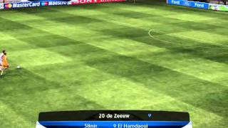 CL 2011 PES 2010  Ajax  Benfica  10 [upl. by Rihaz]