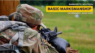 Basic Marksmanship  1st Regiment Basic Camp  CST 2024 [upl. by Annenn917]