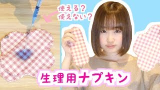 【手作り】生理用ナプキンの作り方と試してみた結果…！【美容DIY】 [upl. by Aikemahs]