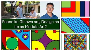 Paano ko ginawa ito Modulo Art Square Grid [upl. by Ocihc]