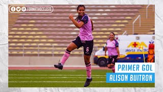 Primer Gol de Alison Buitron en la Liga Femenina  Formativo Celeste [upl. by Floss]