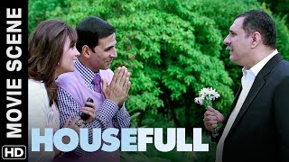 Ye mere pati nahi pati parmeshwar hai  Housefull  Movie Scene [upl. by Hartwell]