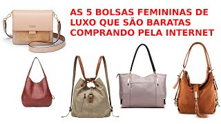 Bolsa Feminina  Top 5 bolsas femininas de couro baratas [upl. by Lorrimer]