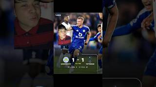 LEICESTER CITY VS TOTTENHAM🔥 leicester tottenham vardy premierleague [upl. by Luben]