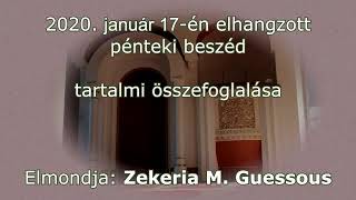 Budapest Mecset pénteki beszéd  2020 január 17 Az Allahra vágyakozók jellemvonásai [upl. by Glynas458]