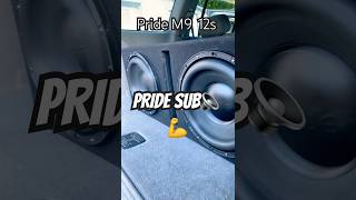 Pride M9 12s subwoofer prideaudio caraudio ctsounds skaraudio bassmusic basshead subwoofer [upl. by Gnehc]