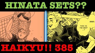 HINATA A SECRET SETTER  Haikyu Chapter 385 Discussion [upl. by Cavit]