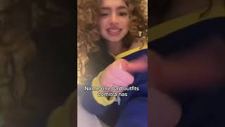 Demitra kalogeras viralvideo edit curlyhair views outfit [upl. by Kelwen920]