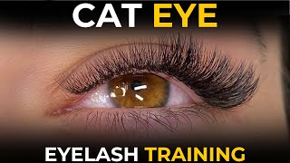 Easy Lash Mapping  Cat Eye Shape  Eyelash Extensions 101 [upl. by Yadroc]