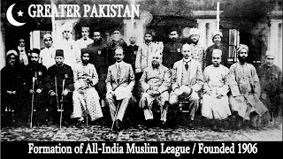 Formation of AllIndia Muslim League  Founded 1906 [upl. by Rudolfo]