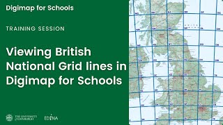 Viewing British National Grid lines in Digimap for Schools [upl. by Neau]