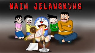 DORAEMON NOBITA SHIZUKA SUNEO GIANT MAIN HANTU JELANGKUNG ⁉️ SERAM LUCU [upl. by Ertha]