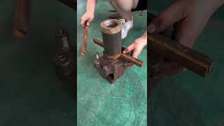 Old Refrigerator Compressor Dismantling For Copper compressor copper refrigerator disassemble [upl. by Aihsenot]