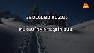 Cuvantul Lui Dumnezeu pentru Astazi  26122023 [upl. by Trotter]