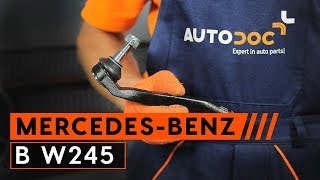 Come sostituire testine sterzo MERCEDES W245 VIDEO TUTORIAL DI AUTODOC [upl. by Ricardama]