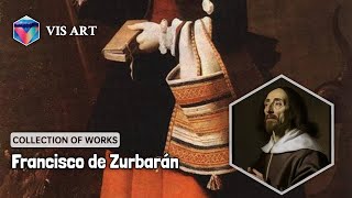 225 Drawings and Paintings by Francisco de Zurbarán A Stunning Collection HDPart 13 [upl. by Naicul]