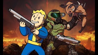 Doom Music over Fallout New Vegas battles [upl. by Opalina]