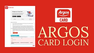 argoscouk Login Argos Card Login Sign In 2021 Step by Step Guide [upl. by Falkner]