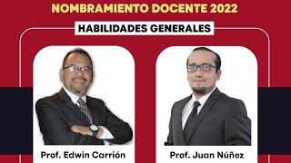 RESOLVIENDO EXAMEN DE NOMBRAMIENTO DOCENTE 2022  CONOCIMIENTOS GENERALES [upl. by Drislane]