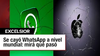 Fallas masivas en servicios de Apple y WhatsApp [upl. by Agnola]