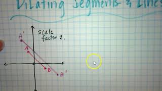 Dilating Segments amp Lines [upl. by Sorvats]